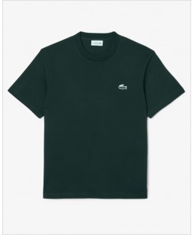 Camiseta classic fit verde LACOSTE