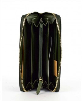 Billetera cremallera caqui West Re M VALENTINO